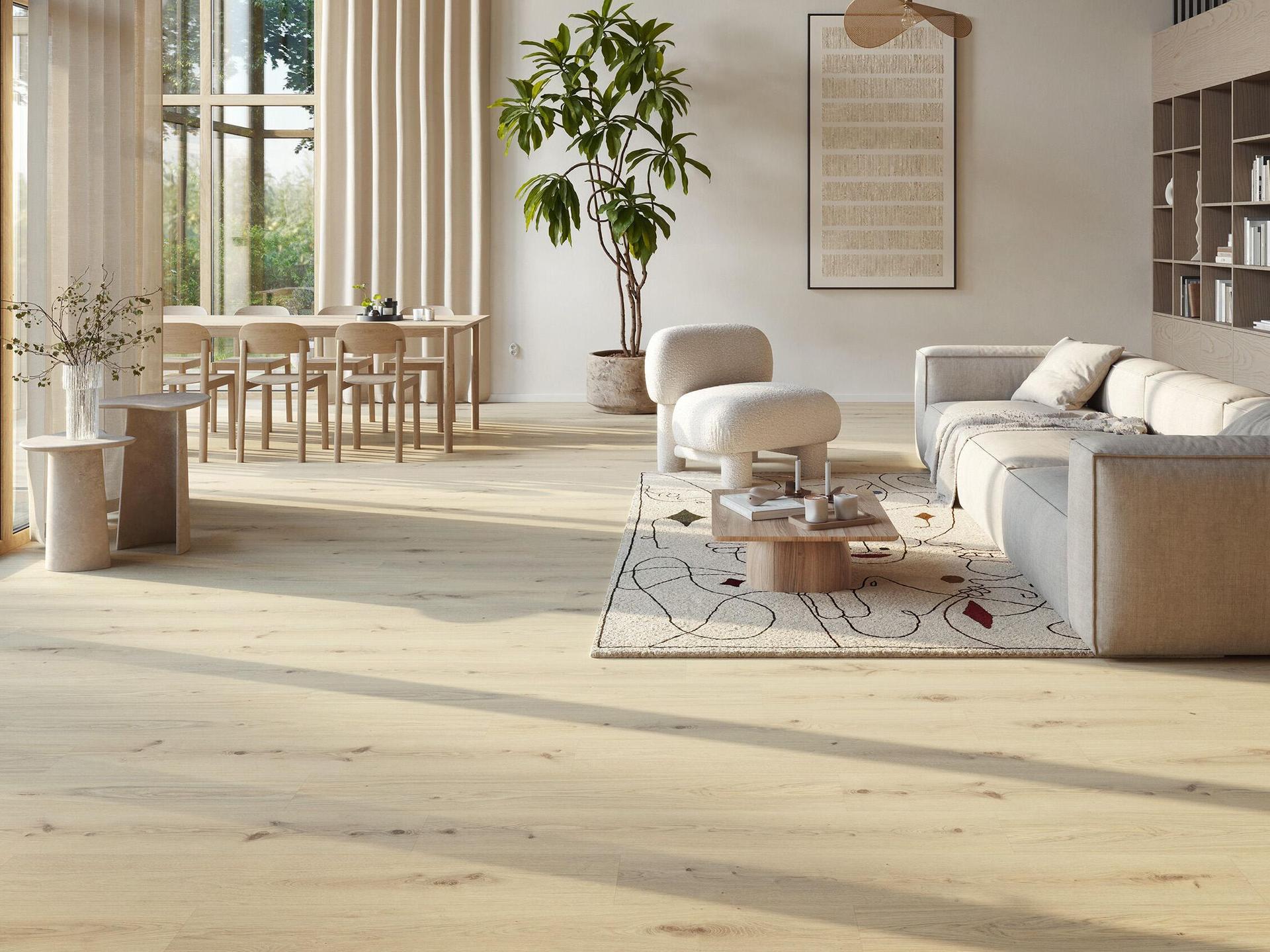 Non-PVC Flooring — Modular (Tiles & Planks)